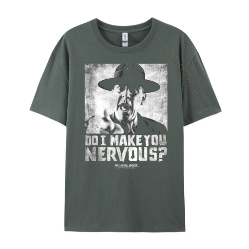 AliExpress Other Men's "Do I Make You Nervous" Oversized Printed T Shirt