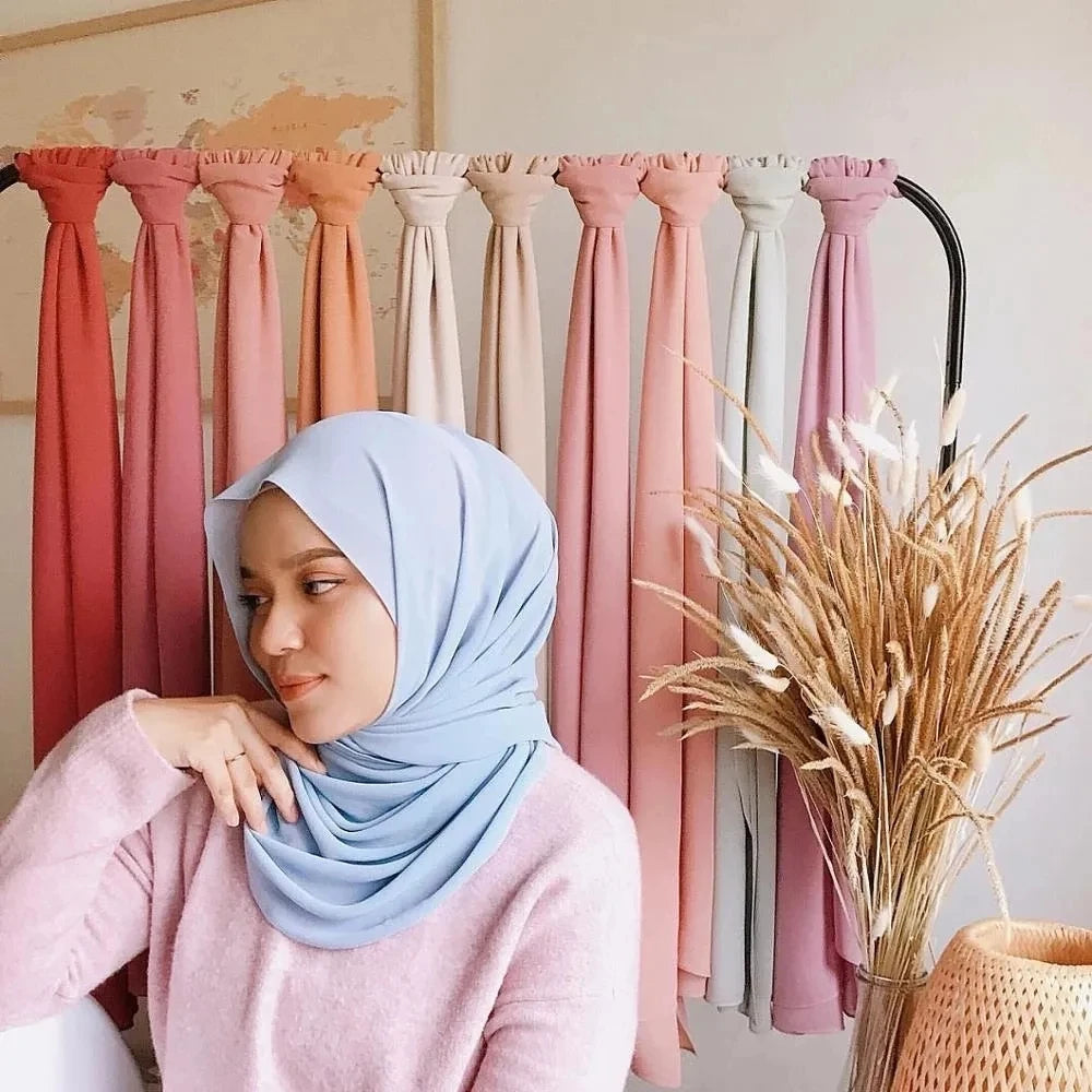 AliExpress Other Muslim Woman's Chiffon Hijabs