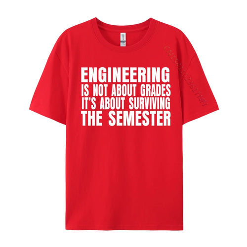 AliExpress Other Men's "Engineering Is Not About Grades" Printed T-Shirt