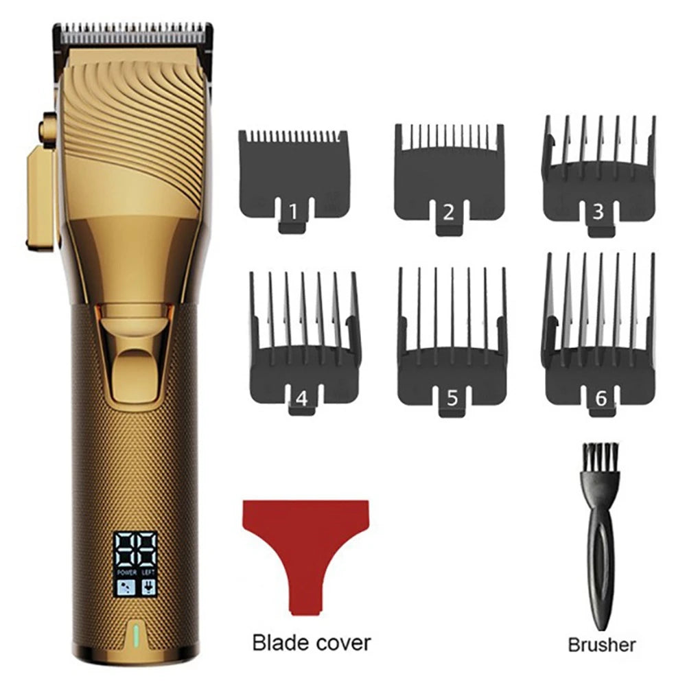 Maroon Asteria Haircare Men's Cordless Hair Clipper Set