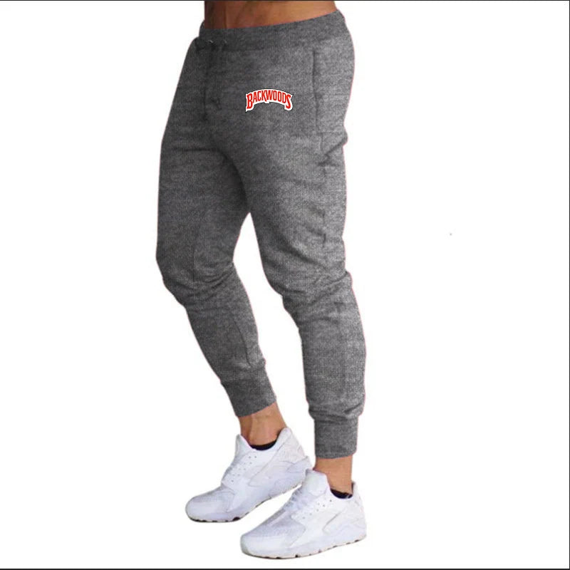 AliExpress Other Men's "Backwoods" Printed Stitching Corduroy Sweat Pants