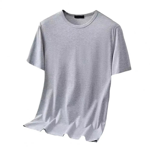 AliExpress Other Unisex Solid Color Short Sleeved T-shirt