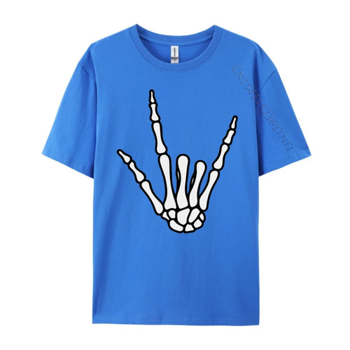 AliExpress Other Men's Hard Core Skeleton Hand Printed T-Shirt