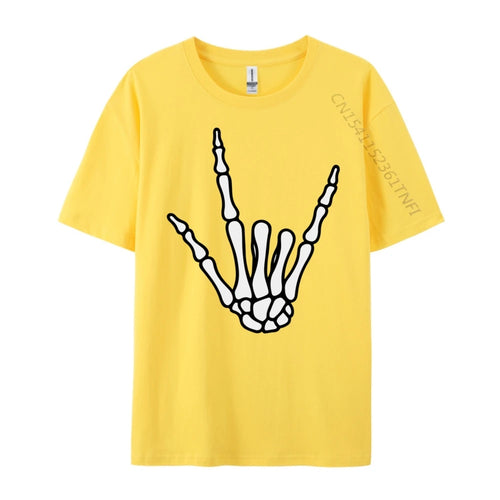 AliExpress Other Men's Hard Core Skeleton Hand Printed T-Shirt