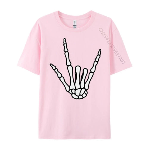 AliExpress Other Men's Hard Core Skeleton Hand Printed T-Shirt