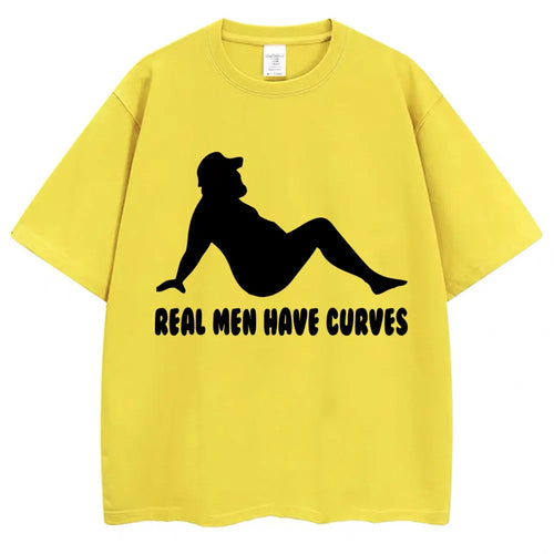 AliExpress Other Men's "Real Men Have Curves" Graphic T Shirts