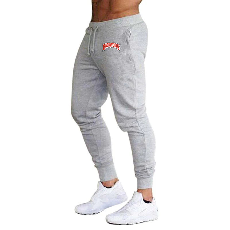 AliExpress Other Men's "Backwoods" Printed Stitching Corduroy Sweat Pants