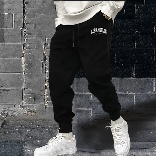 AliExpress Other Men's "Los Angeles" Printed Fitness Sweat Pants