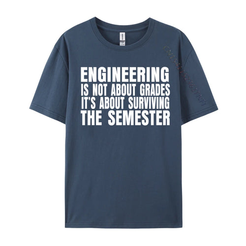 AliExpress Other Men's "Engineering Is Not About Grades" Printed T-Shirt