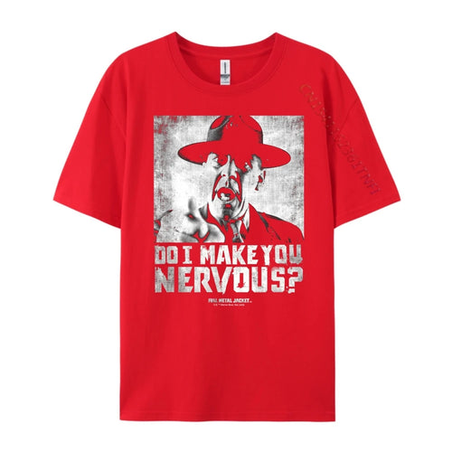 AliExpress Other Men's "Do I Make You Nervous" Oversized Printed T Shirt