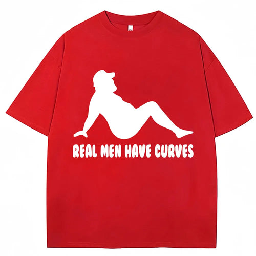 AliExpress Other Men's "Real Men Have Curves" Graphic T Shirts