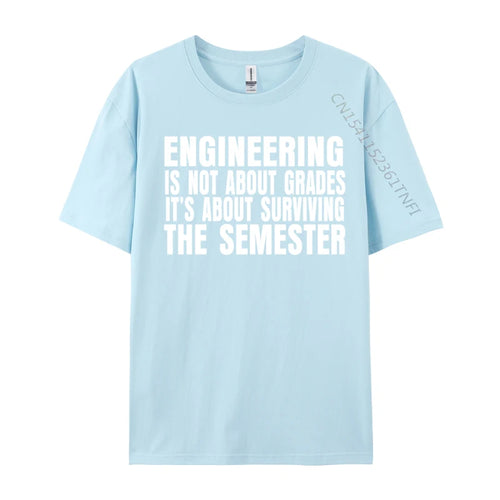 AliExpress Other Men's "Engineering Is Not About Grades" Printed T-Shirt