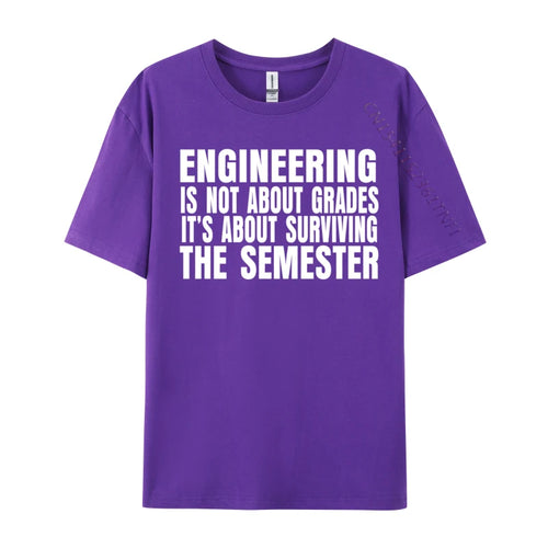 AliExpress Other Men's "Engineering Is Not About Grades" Printed T-Shirt