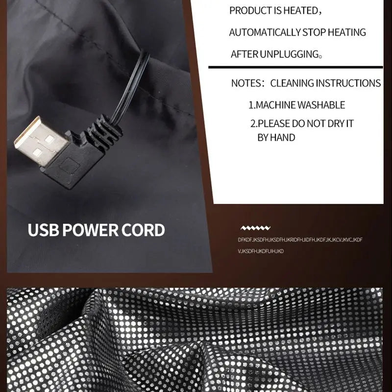 AliExpress Other 9 Areas USB Heated Vest