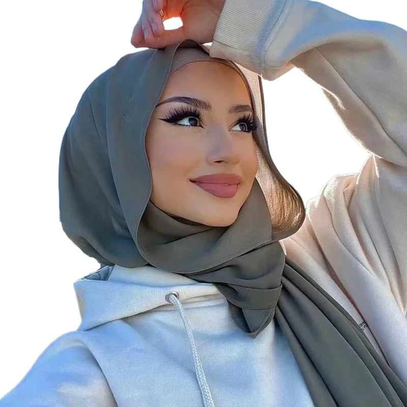 AliExpress Other Muslim Woman's Chiffon Hijabs