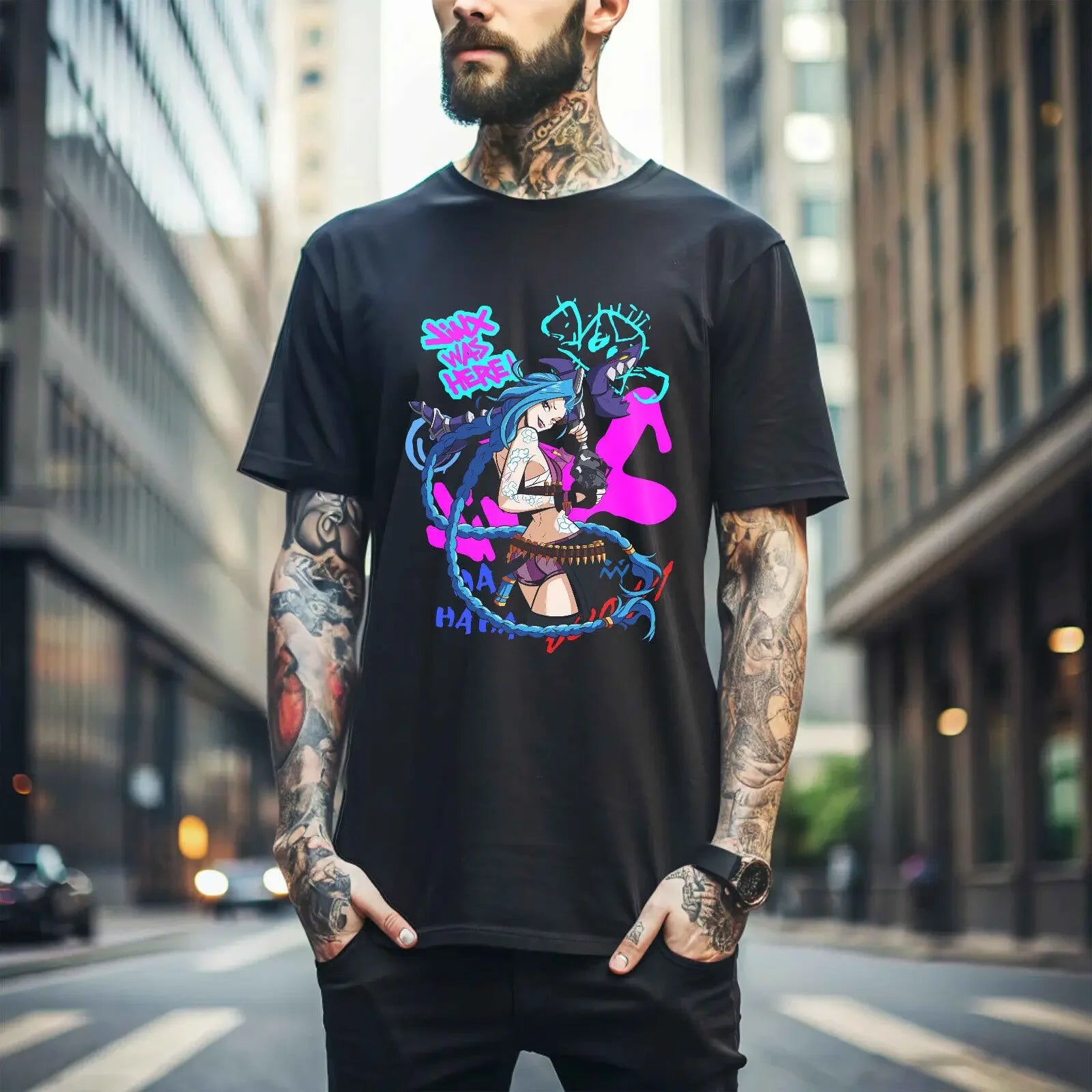 AliExpress Other Men's Jinx Arcane T-Shirt