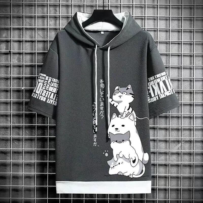 AliExpress Other Japan Fashion Men's Cartoon T-shirt Hoodies