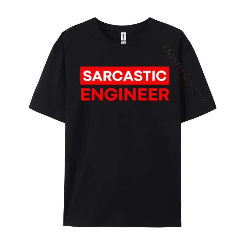 AliExpress Other Men's "Sarcastic Engineer" Print Top T-Shirt