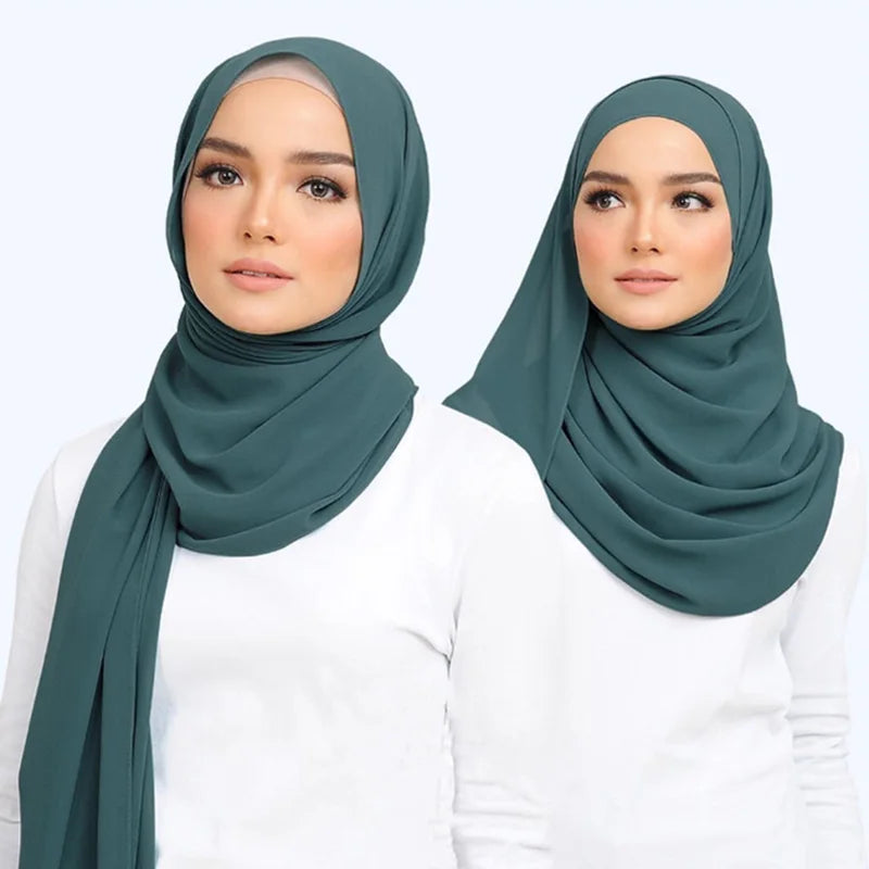 AliExpress Other Muslim Woman's Chiffon Hijabs