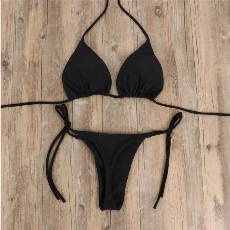 AliExpress Other Women's Sexy Solid-Color Beach Wear