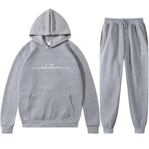 AliExpress Other Men's Relaxed Fitted Two Piece Sweat Suit Set