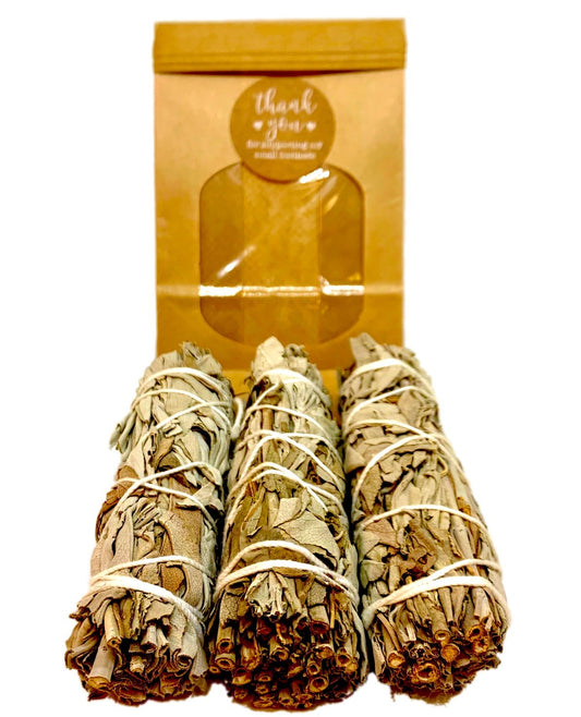 Teal Lily Gifts White Sage Smudge Pack of 3