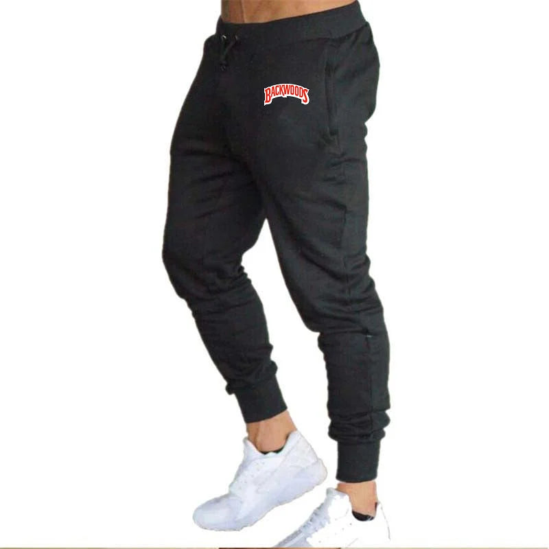 AliExpress Other Men's "Backwoods" Printed Stitching Corduroy Sweat Pants