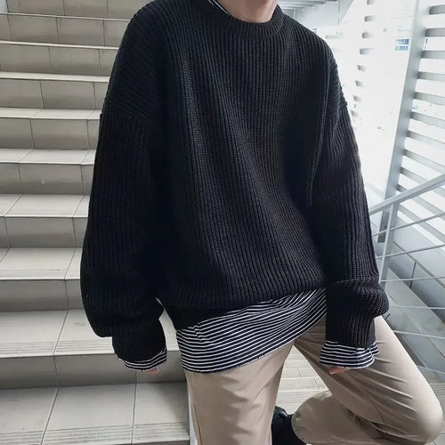 AliExpress Other Men's Knitted Long Sleeved Sweat Shirt