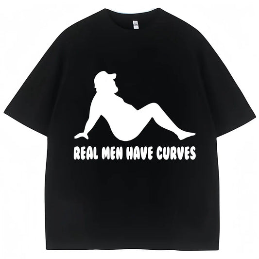 AliExpress Other Men's "Real Men Have Curves" Graphic T Shirts