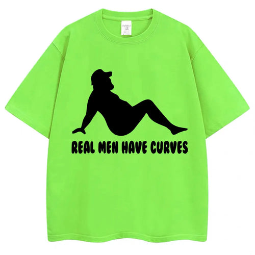 AliExpress Other Men's "Real Men Have Curves" Graphic T Shirts