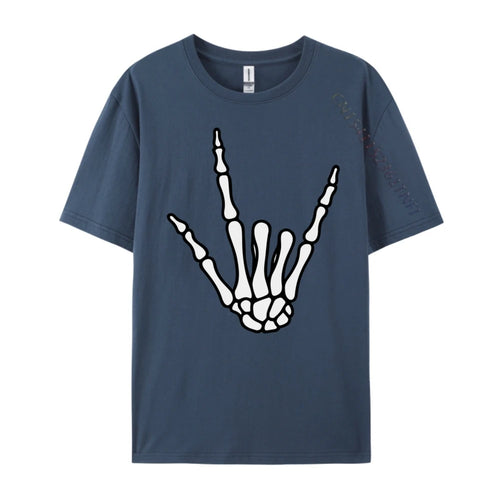 AliExpress Other Men's Hard Core Skeleton Hand Printed T-Shirt