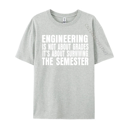 AliExpress Other Men's "Engineering Is Not About Grades" Printed T-Shirt