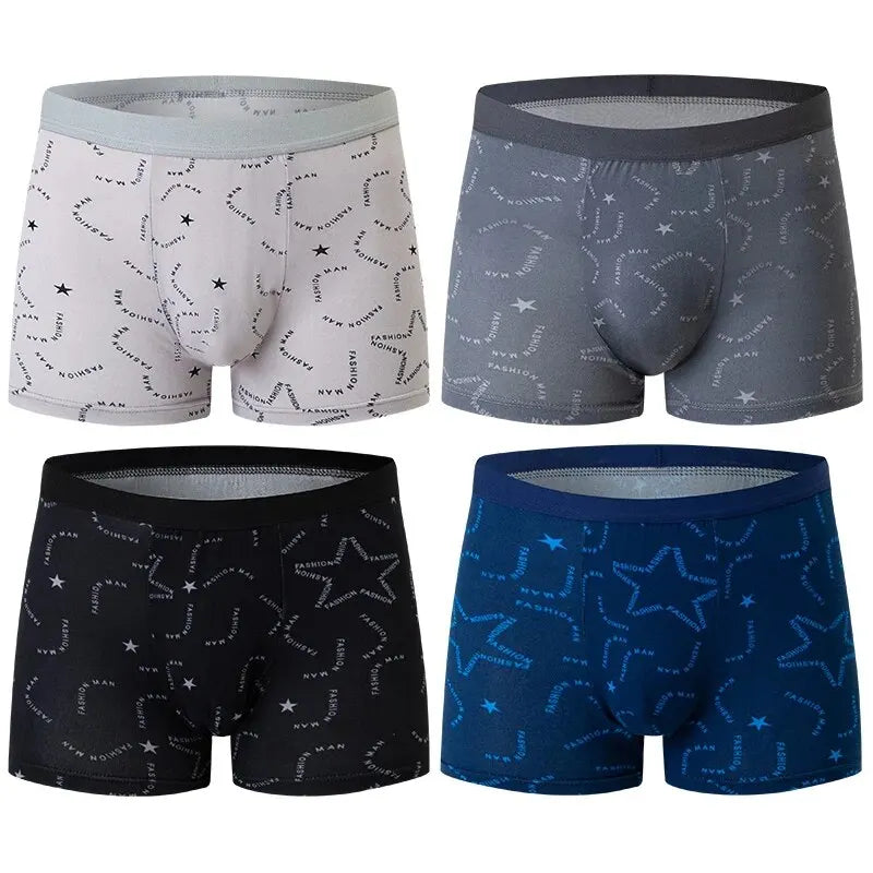 AliExpress Other 4 Pack Men's Printed Boxer Briefs