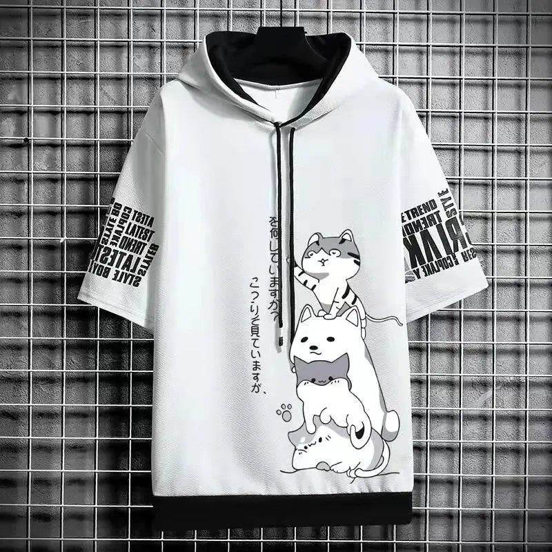 AliExpress Other Japan Fashion Men's Cartoon T-shirt Hoodies