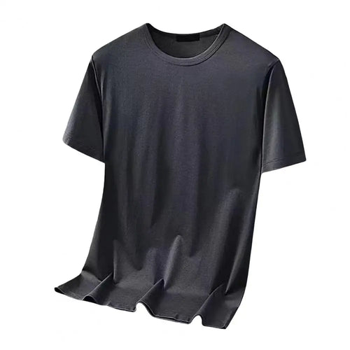 AliExpress Other Unisex Solid Color Short Sleeved T-shirt