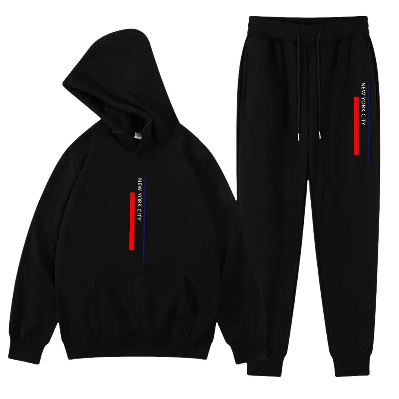 AliExpress Other Men's Two Piece Hoodie + Sports Pants Set