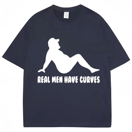 AliExpress Other Men's "Real Men Have Curves" Graphic T Shirts