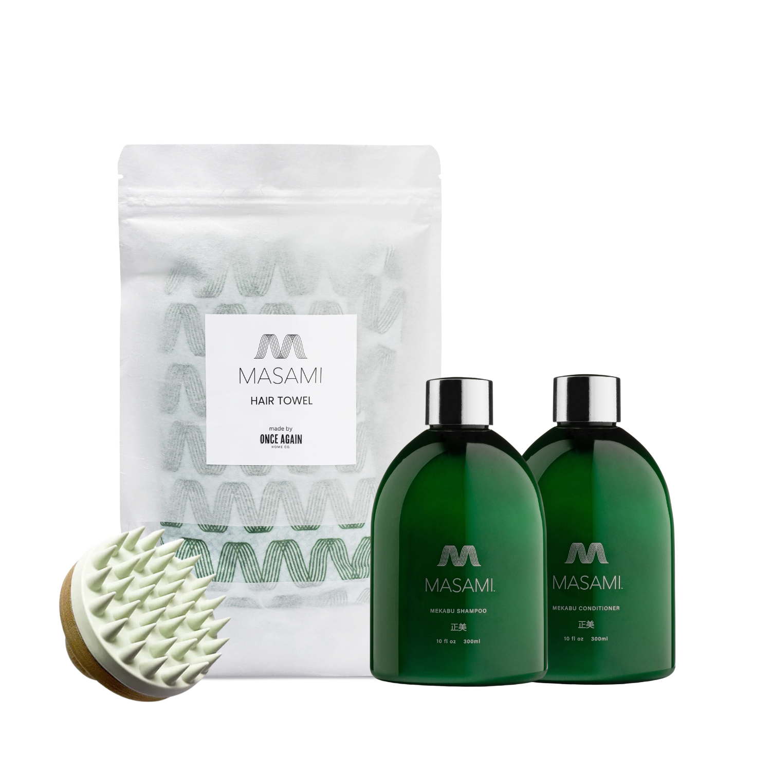 Green Saffron Haircare MASAMI Everything Shower Bundle