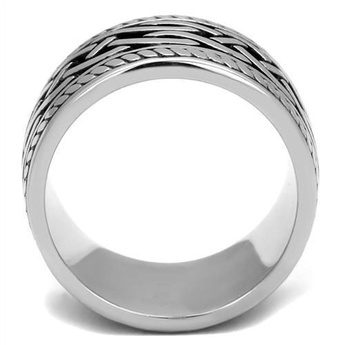 Lavender Birch Jewelry & Watches Men's Stainless Steel Epoxy Ring