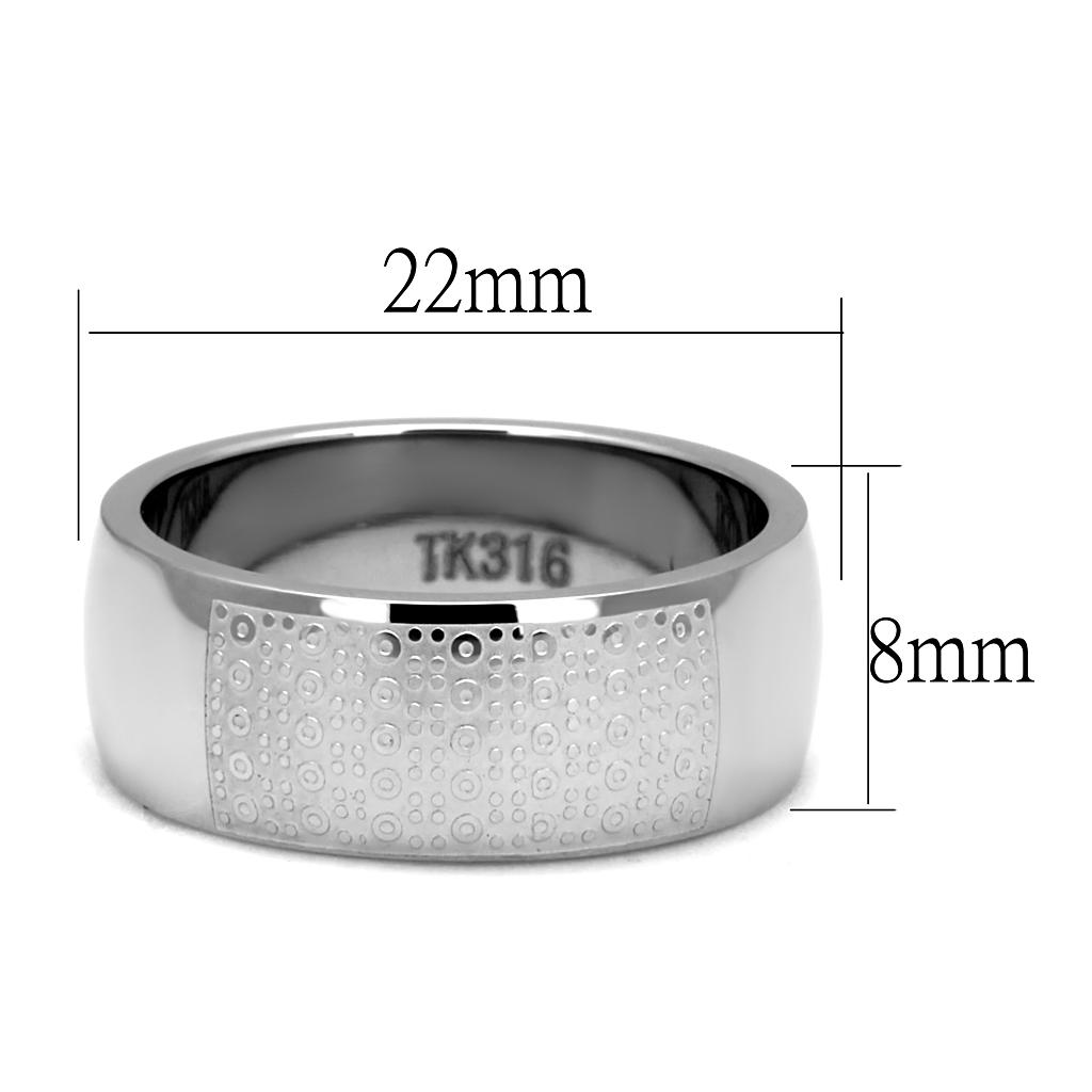 Lavender Birch Jewelry & Watches Men Stainless Steel No Stone Ring