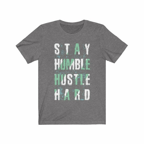 Plum Charlie Men's Clothing Plum Charlie Men's "Stay Humble Hustle Hard" Lettering T-Shirt