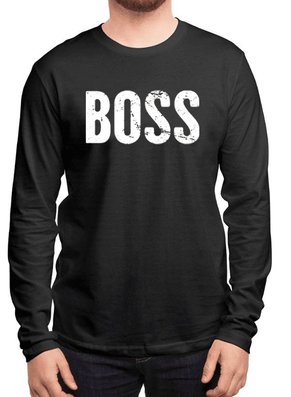 Scorpius T-shirts Scorpius Men's "Boss" Full Sleeved T-shirt