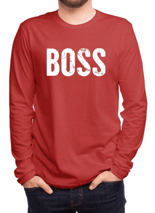 Scorpius T-shirts Scorpius Men's "Boss" Full Sleeved T-shirt