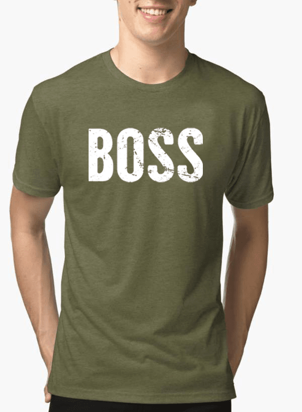 Scorpius T-shirts Scorpius Men's "Boss' Half Sleeved Mélange T-shirt