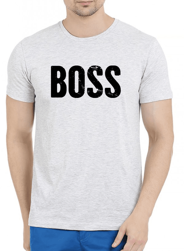 Scorpius T-shirts Scorpius Men's "Boss' Half Sleeved Mélange T-shirt