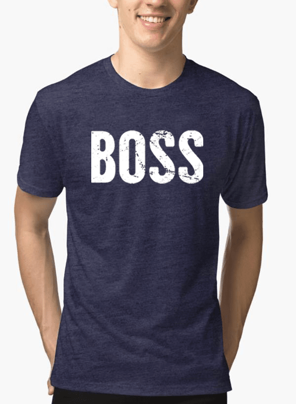 Scorpius T-shirts Scorpius Men's "Boss' Half Sleeved Mélange T-shirt