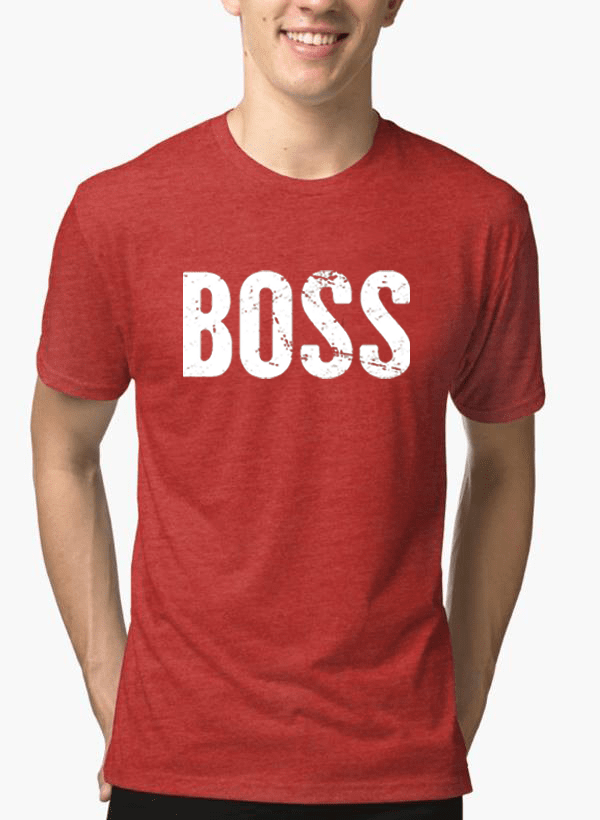 Scorpius T-shirts Scorpius Men's "Boss' Half Sleeved Mélange T-shirt