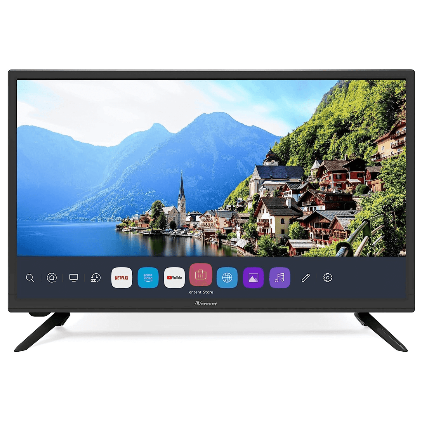 Sky Iapetus Audio & Video 24" Norcent 720P LED HD Smart TV Wall-Mountable with Surround Sound