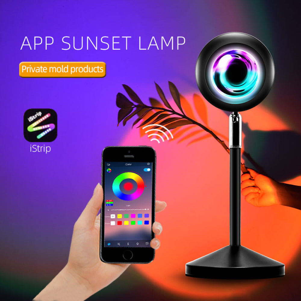 Teal Simba Lighting Projector APP/Remote Control Sunset Lamp