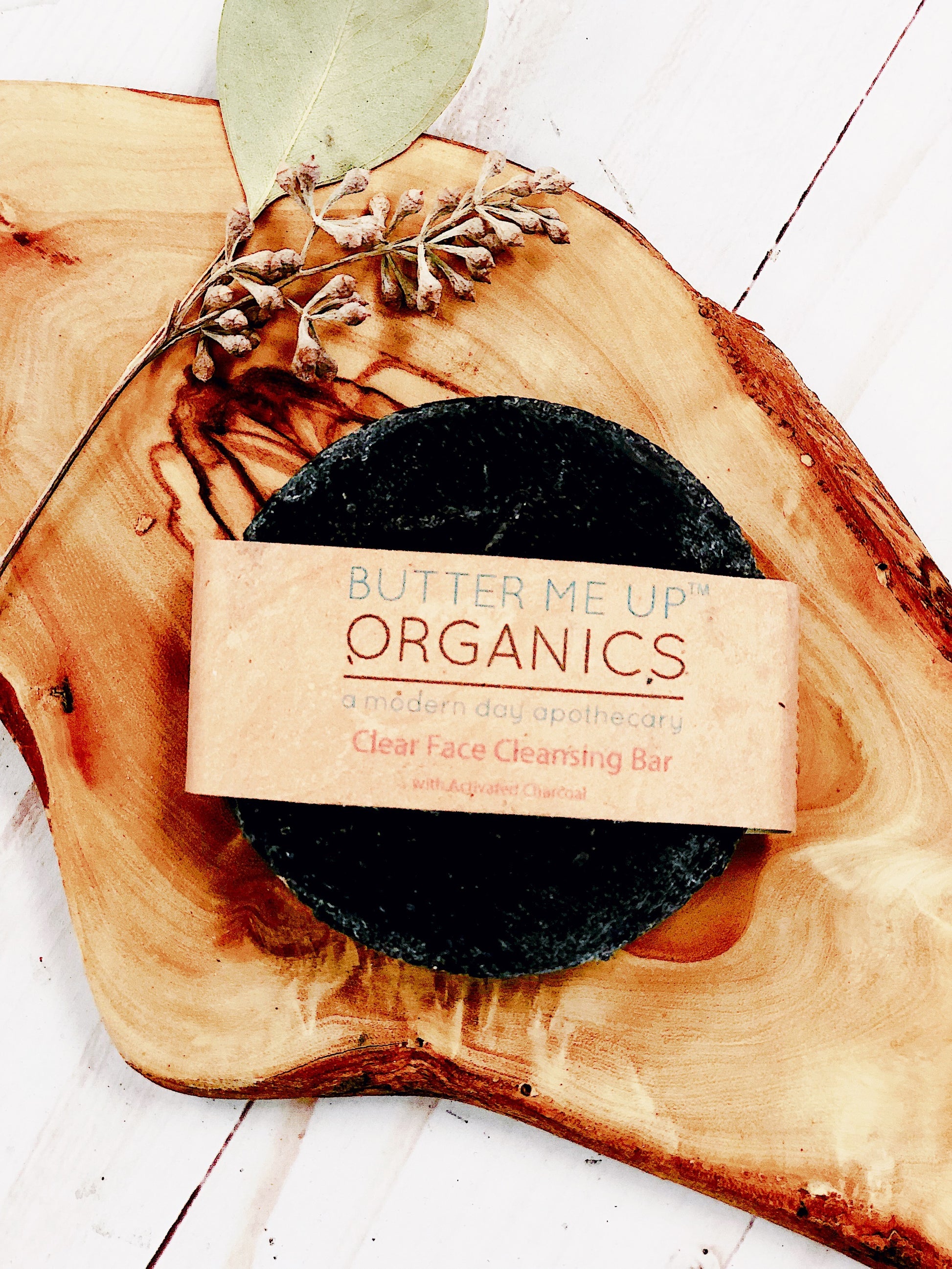 White Smokey Skincare Organic Charcoal Activated Face Soap